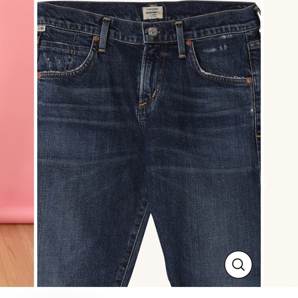 Citizens of Humanity Elsa Mid Rise Slim Fit Crop